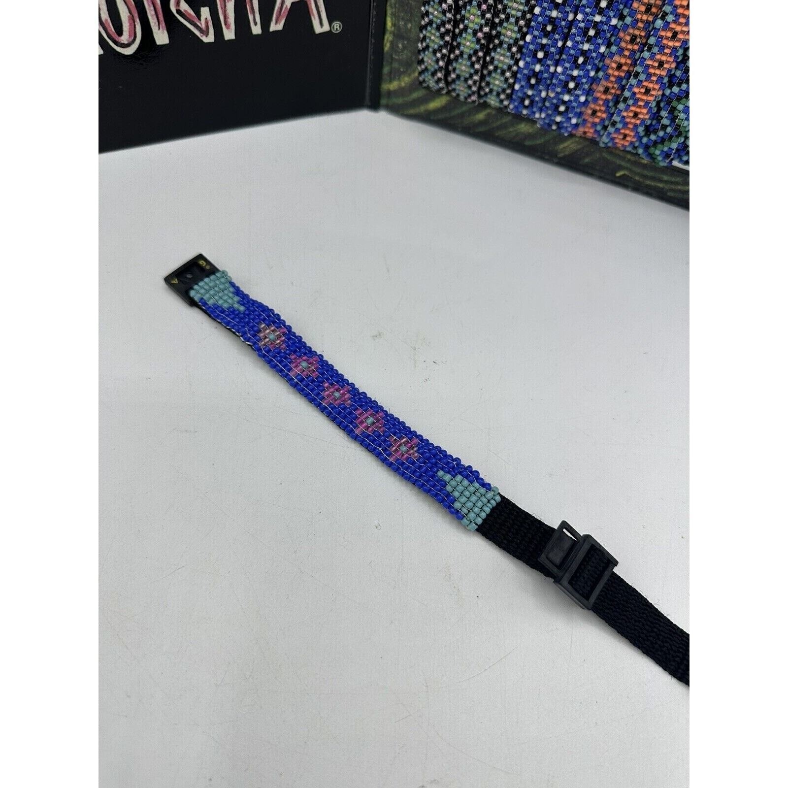 Vintage Gotcha Bracelet Adult Unisex Surf Skate Braided Wrap Multi 80s 90s