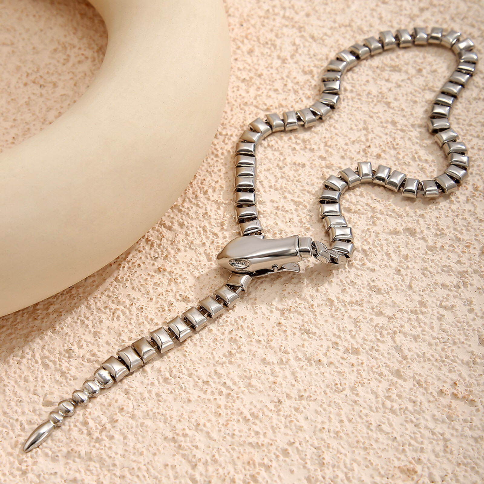 Snake Choker for Women Adjustable Gothic Punk Serpent Cosplay Party Accessories