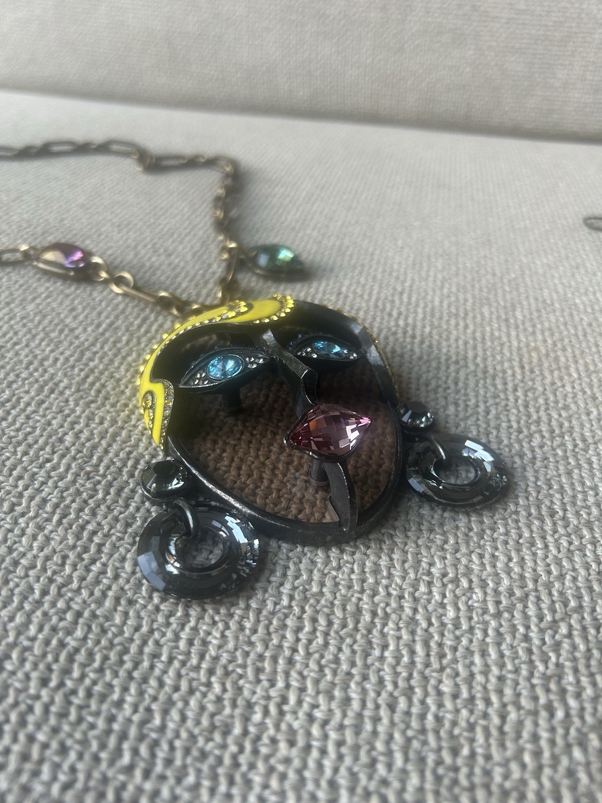 Lanvin Face Necklace