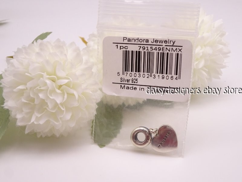 Authentic Pandora Russia Flag Charm 791549ENMX Retired
