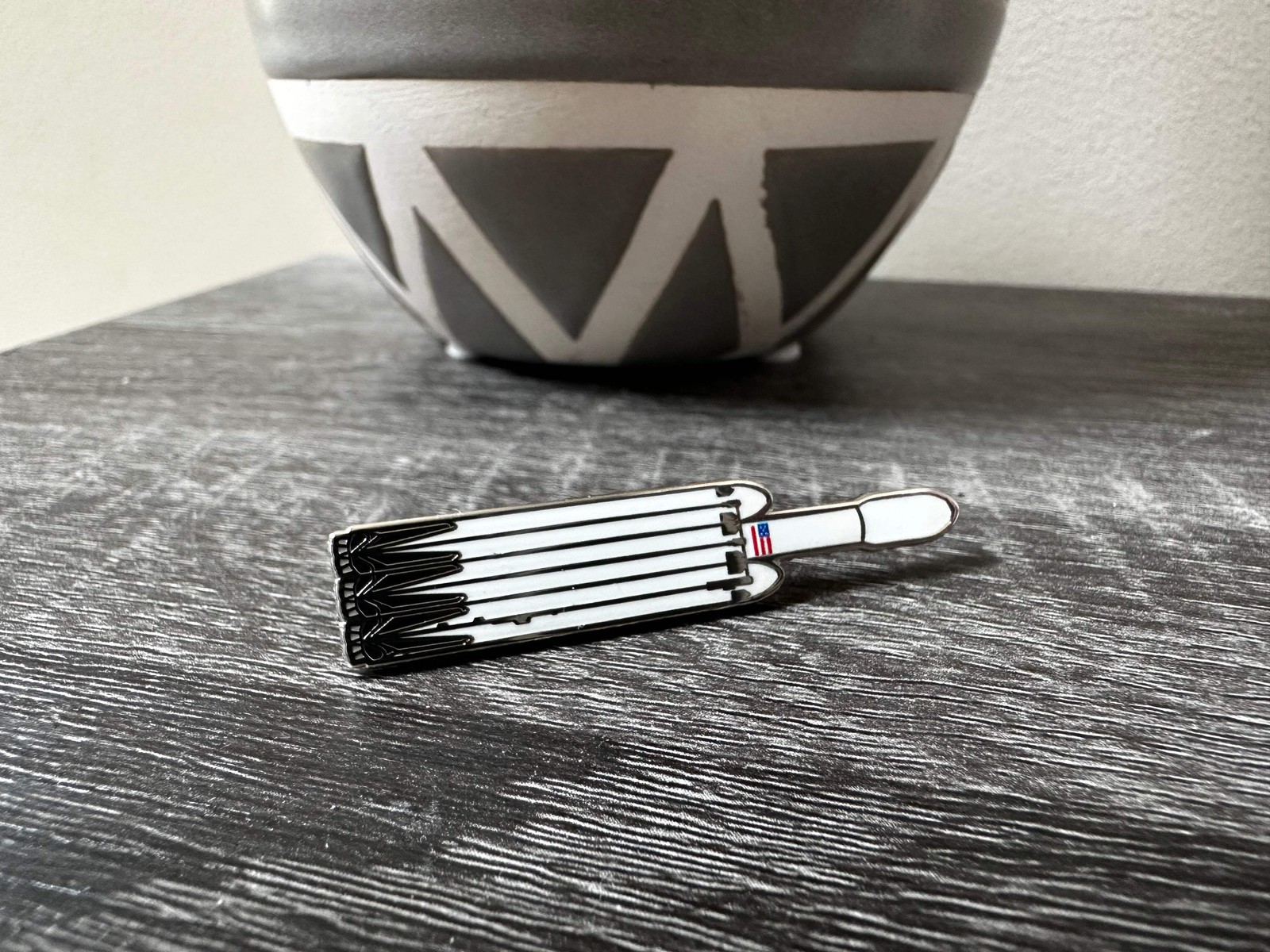 Heavy Launch Vehicle Enamel Pin Metal Fashion Science Lapel Accessory