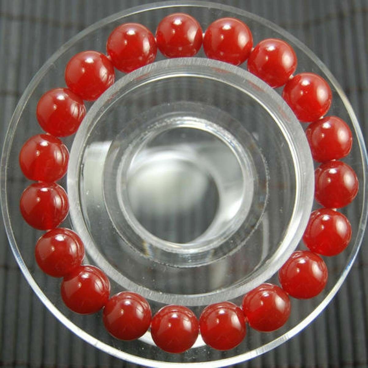 8mm 10mm 12mm Natural stretched Round Gemstone Bracelet Wholesale 7.5″