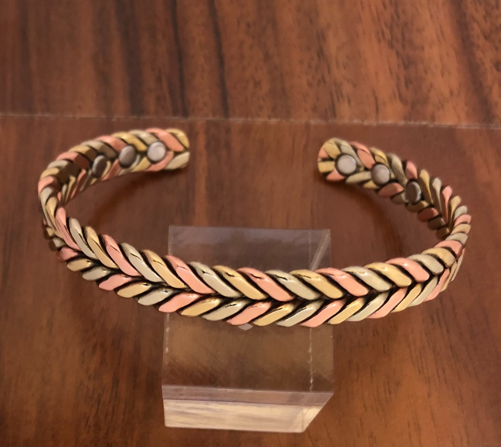 Colorful Pure Copper Magnetic Bangle Bracelet Arthritis Pain Relief Energy Cuff
