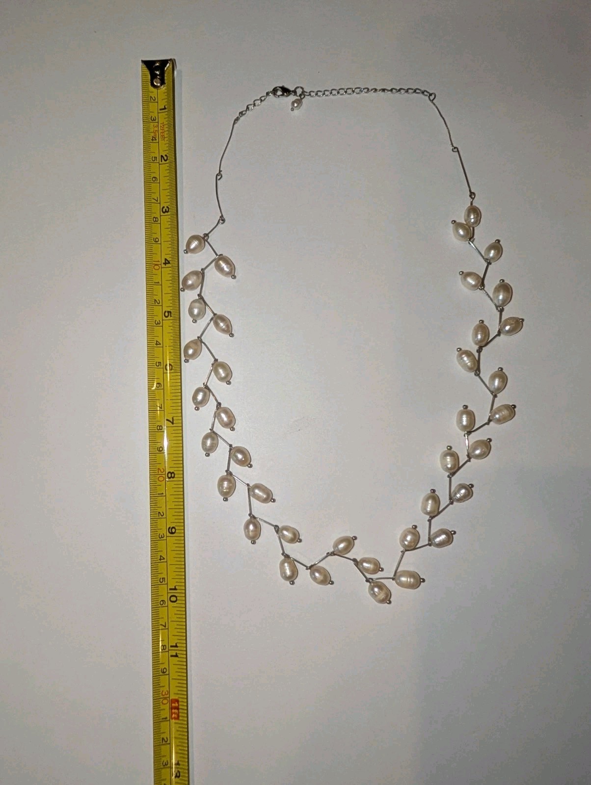 Pearl Branch Necklace Fairy Whimsy Ren Faire Adjustable Coastal Summer Mermaid