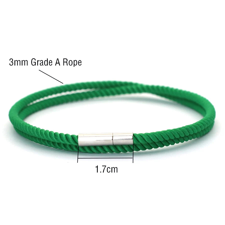 Braided Rope Bracelet Women Red Thread Adjustable Round Layered Outdoor Jewelry