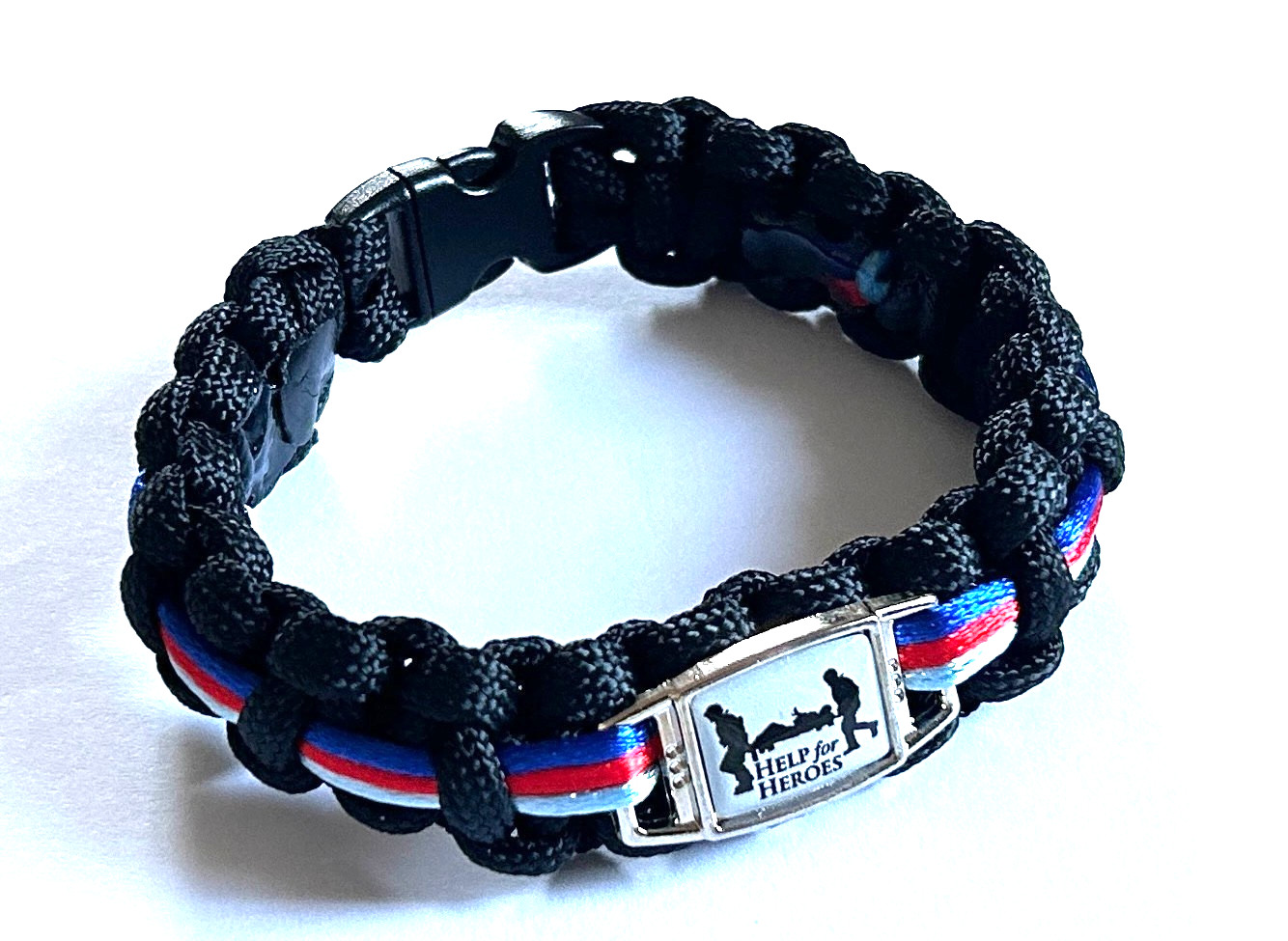 NEW! MILATARY COLOURS : Help For Heroes/Stretcher Bracelet (3 Sizes/7 Colours)