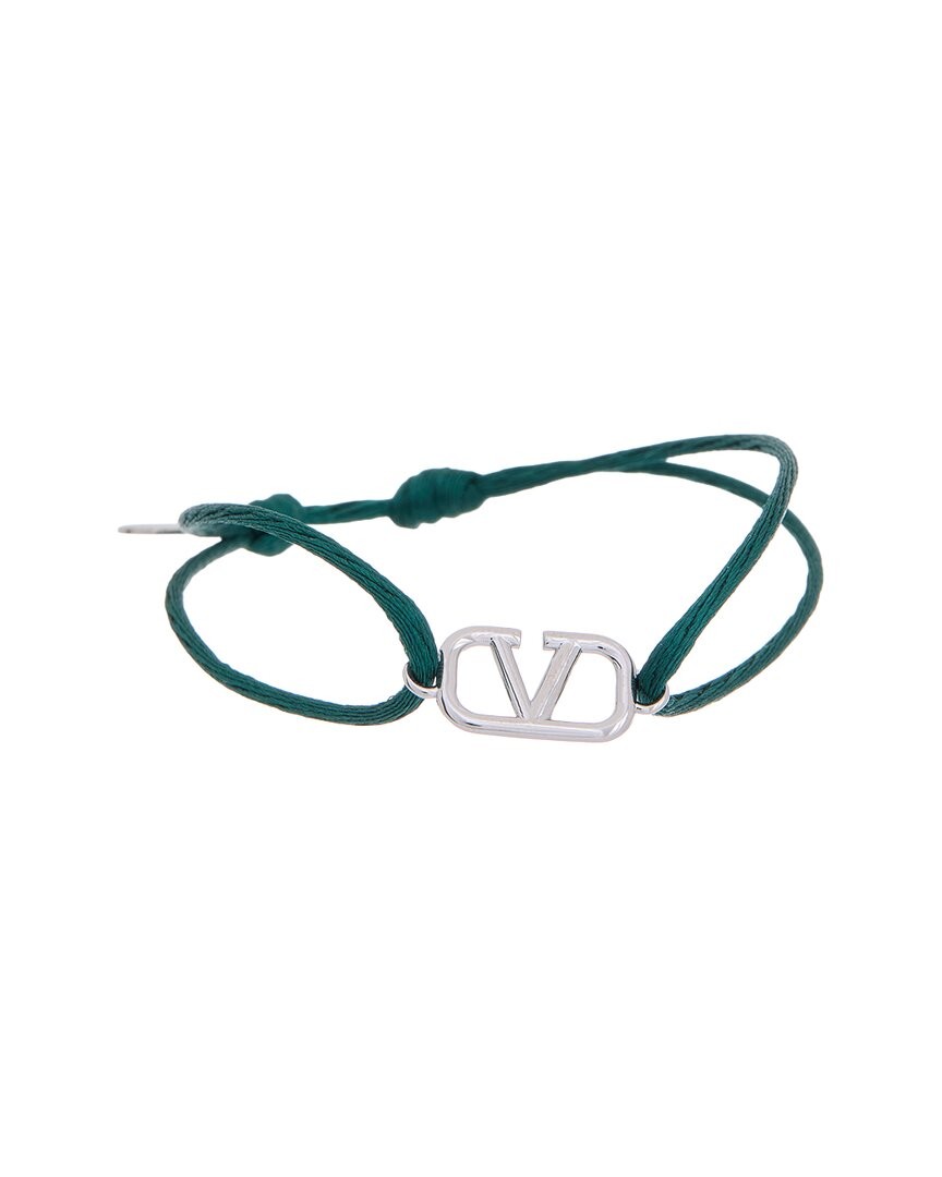 Valentino Vlogo Signature Cord Bracelet Men’s