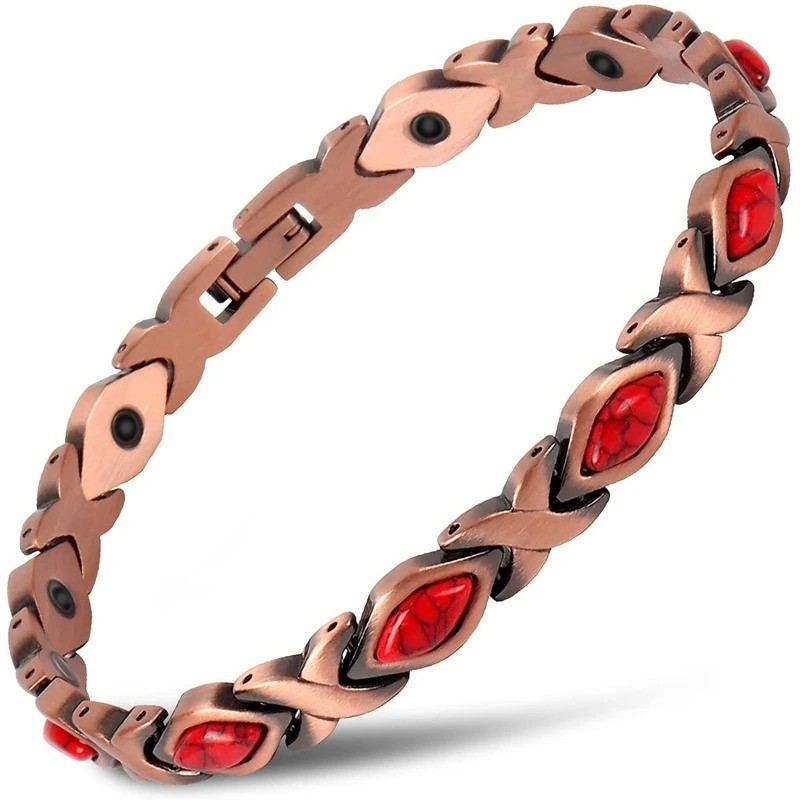 Copper Magnetic Bracelets for Arthritis Pain Relief – for Men & Women. (1pc) USA