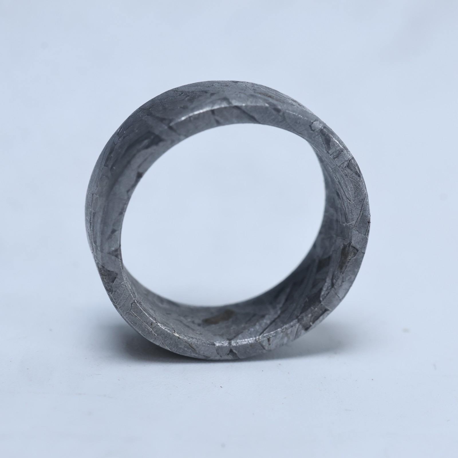 meteorite ring Natural meteorite carving crater ring, holiday gift