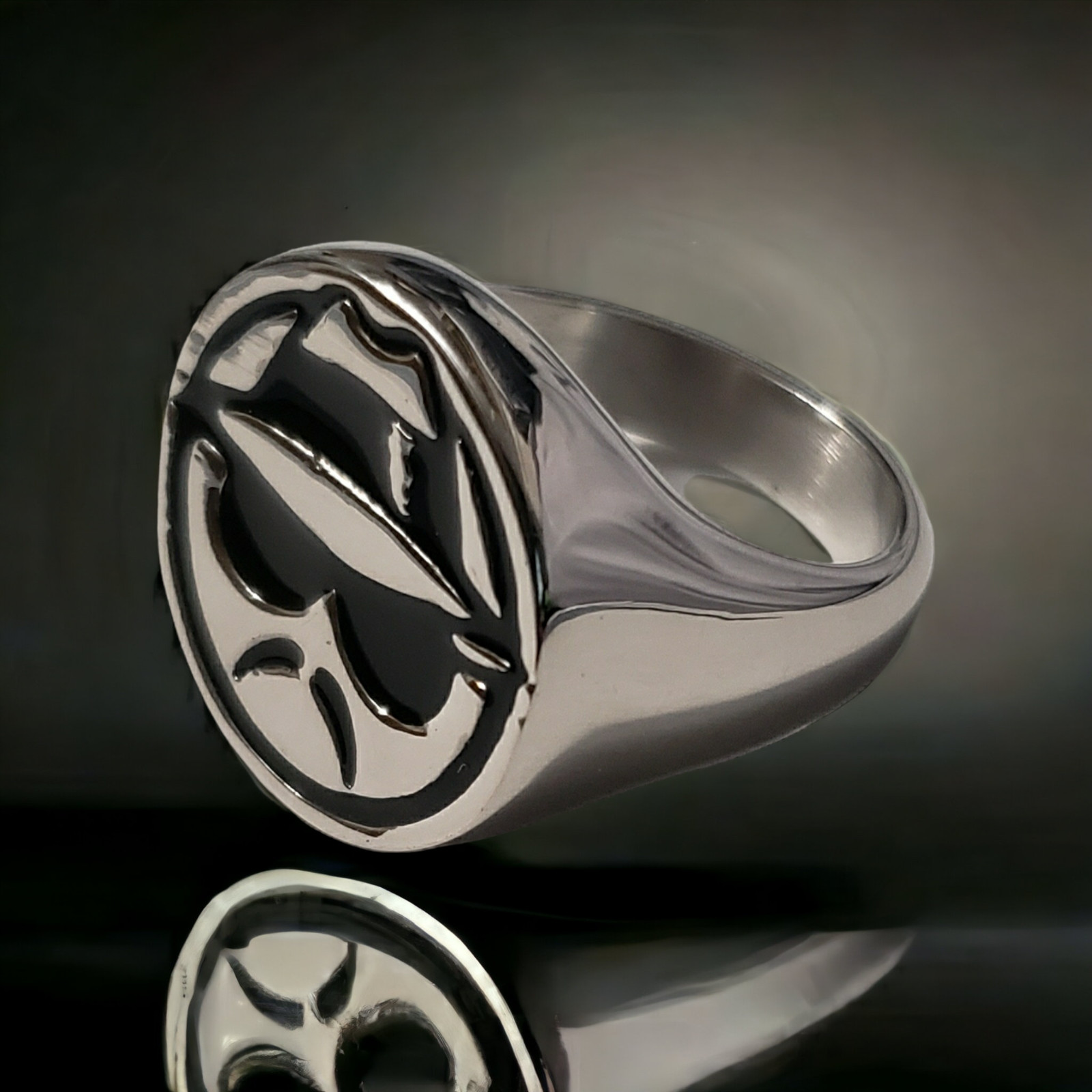 Silver Limited Edition Collectable Classic Lowrider Man Hat Chicano Biker Ring
