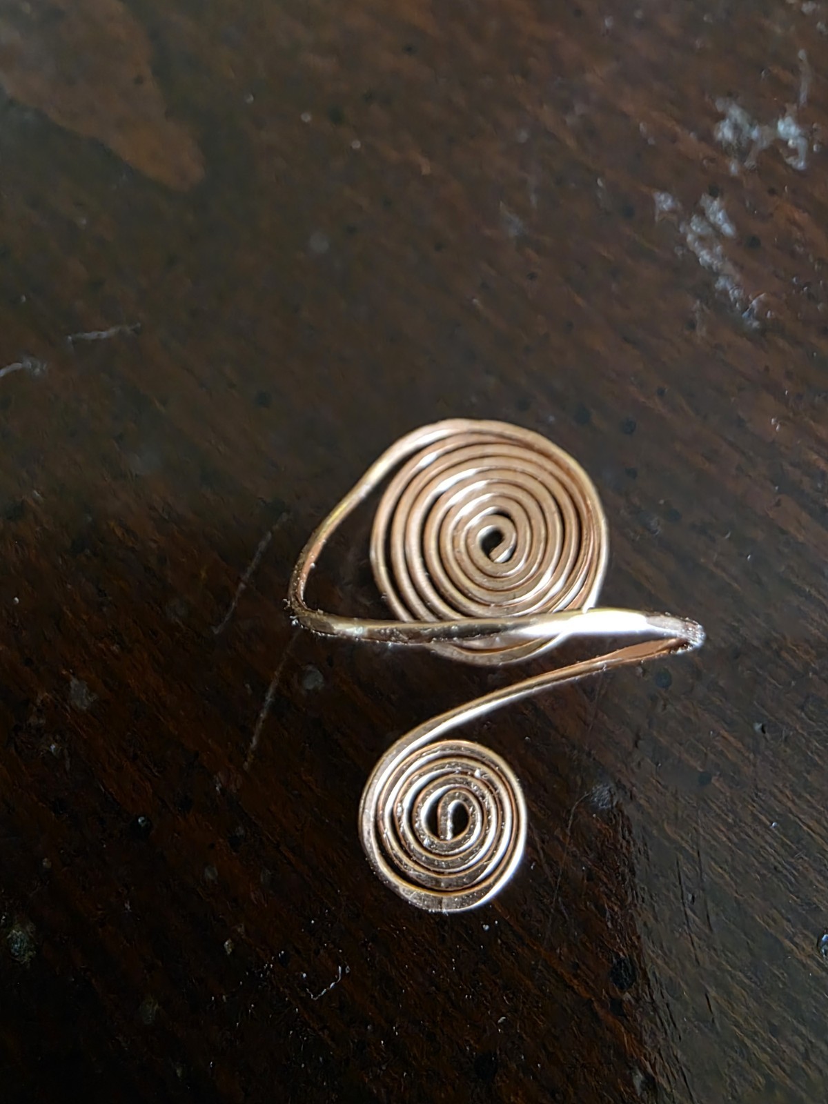 ADJUSTABLE USA Mined Copper Hand Crafted Ring ~Healing Effects 99.9% Copper