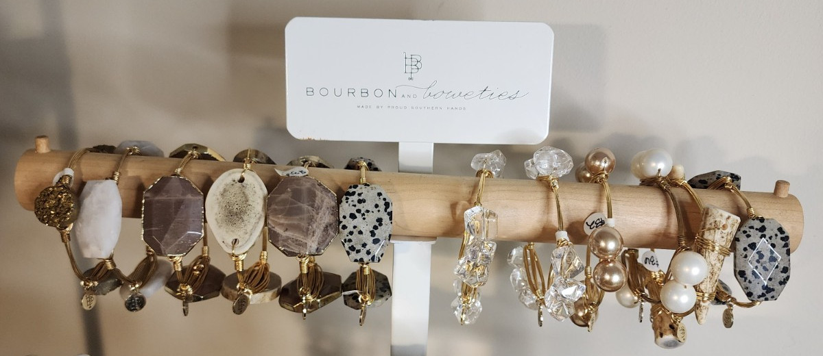Bourbon & Bowties Bangle Bracelet Size 7Inch…Choose Your Style