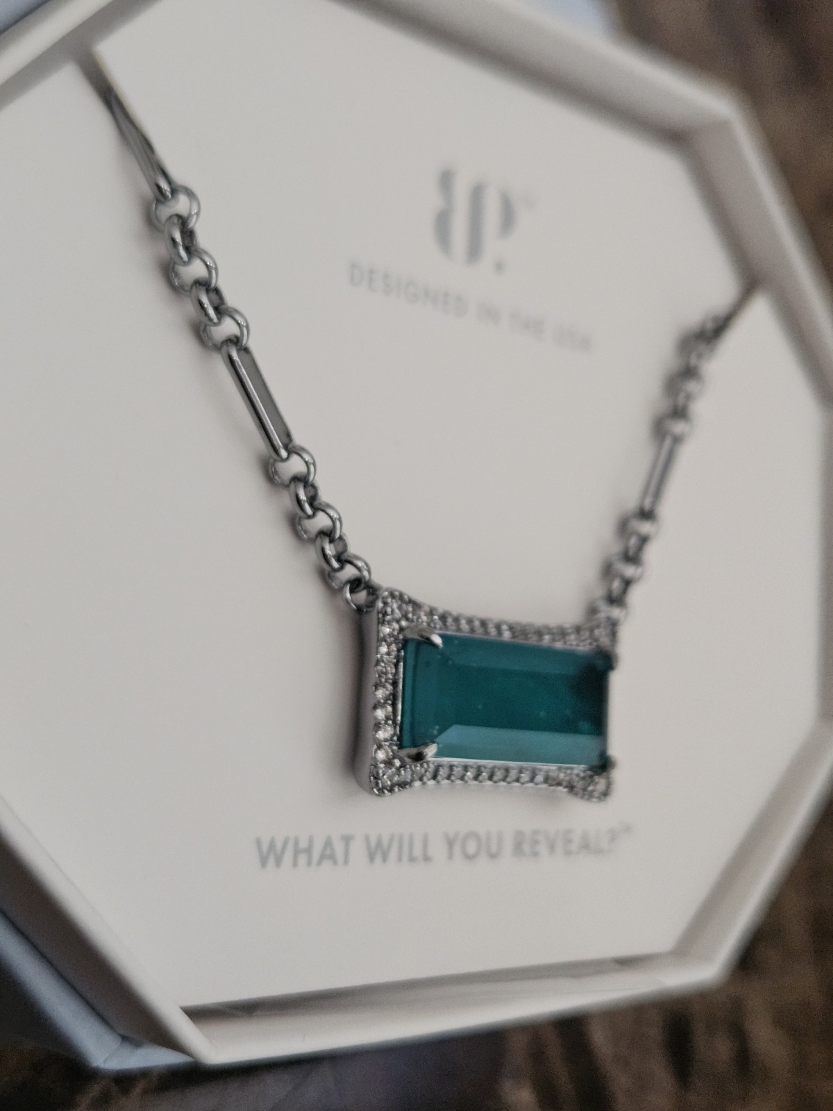 Bomb Party Paraiba Tourmaline On Hematite Necklace NEW NK23005