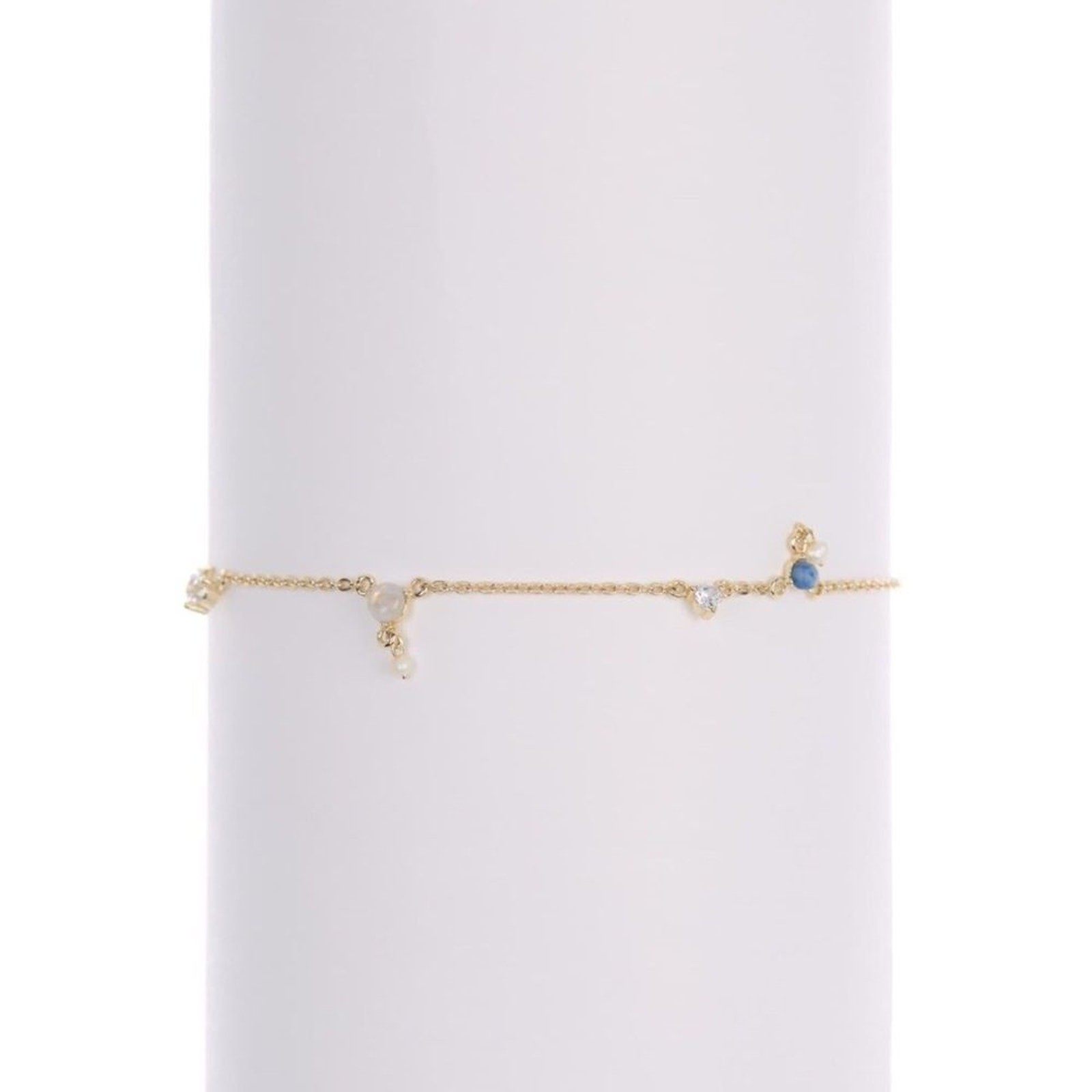 Carolee Donna Gold Plated Stone & Pearl Bracelet NEW