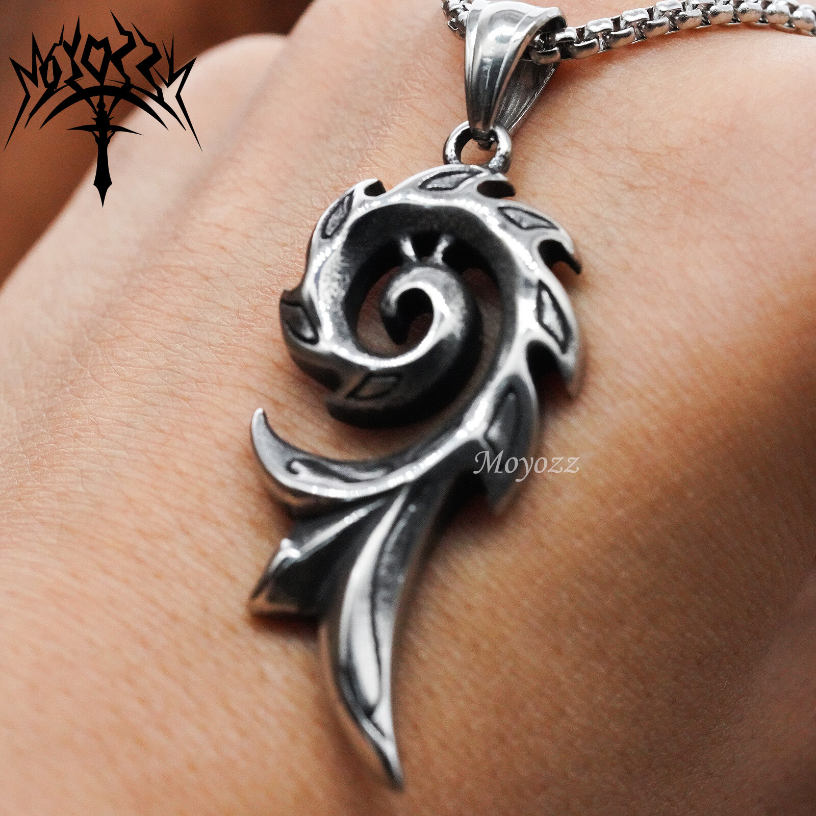 Egyptian Amulet Bath Fire Reborn Phoenix Fire Pendant Necklace Unisex women Men
