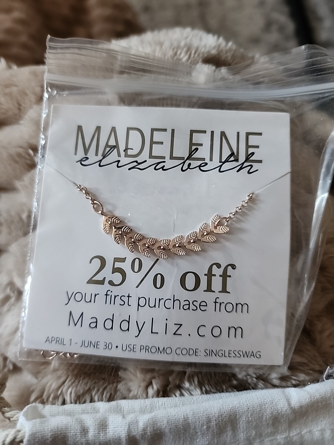 Madeline Elizabeth Vine Bracelet 18K Gold Plated 7″ w/ 2.5″ Extender