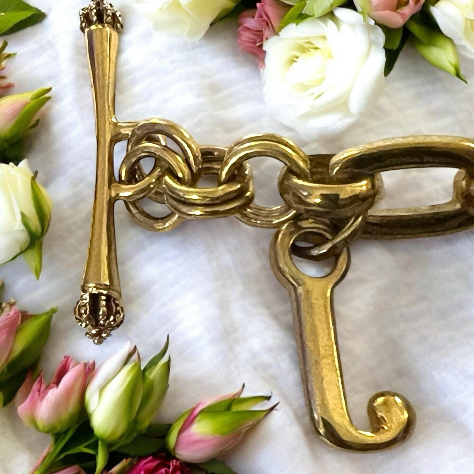 Vintage JUICY COUTURE Gold-Tone Assorted Iconic Rare Charm 7.5” Bracelet 13.1g