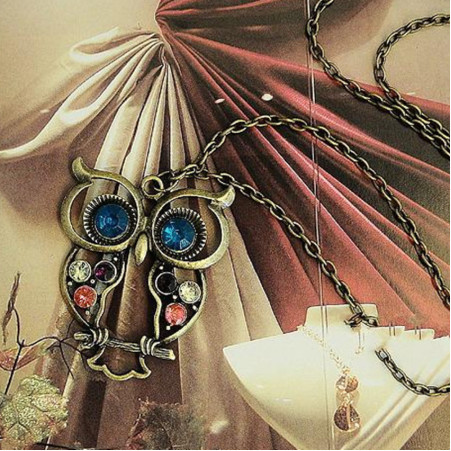 Owl Bronze Retro Bohemian Necklace Chain Women Pendant Jewelry Charm Fashion New