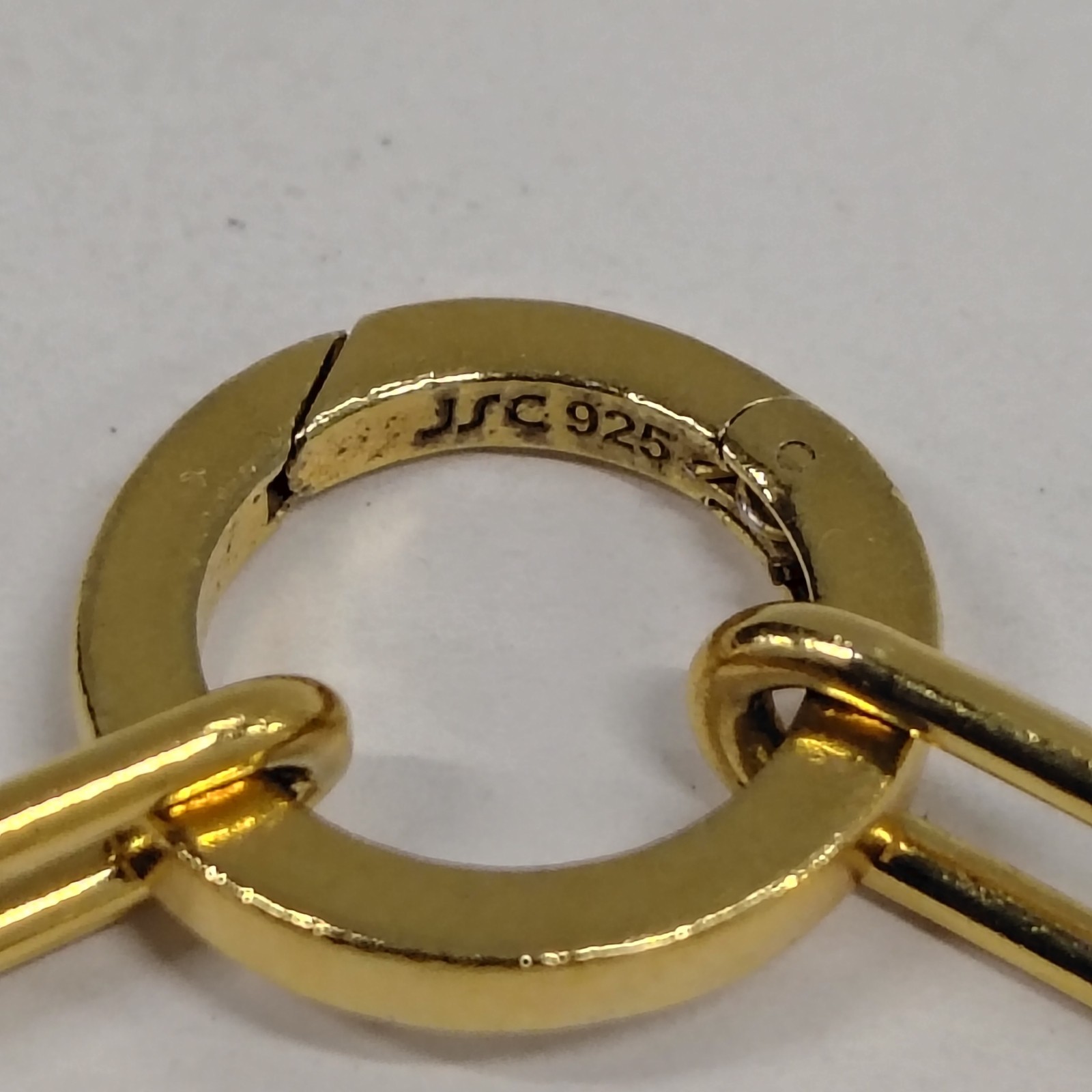Jet Set Candy JSC 925 Gold Vermeil The Daily 360 Luggage Tag Charm Bracelet 25g