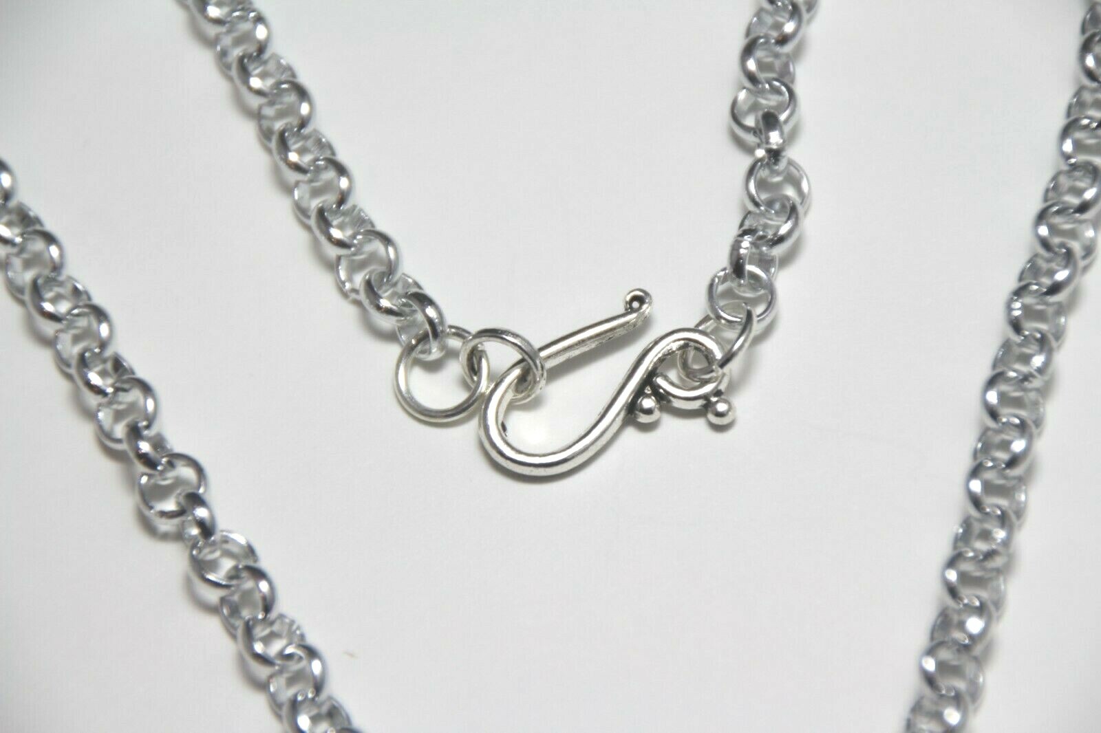 Feather Charm Southwest Pewter Pendant Stainless Steel Chain Necklace 18″