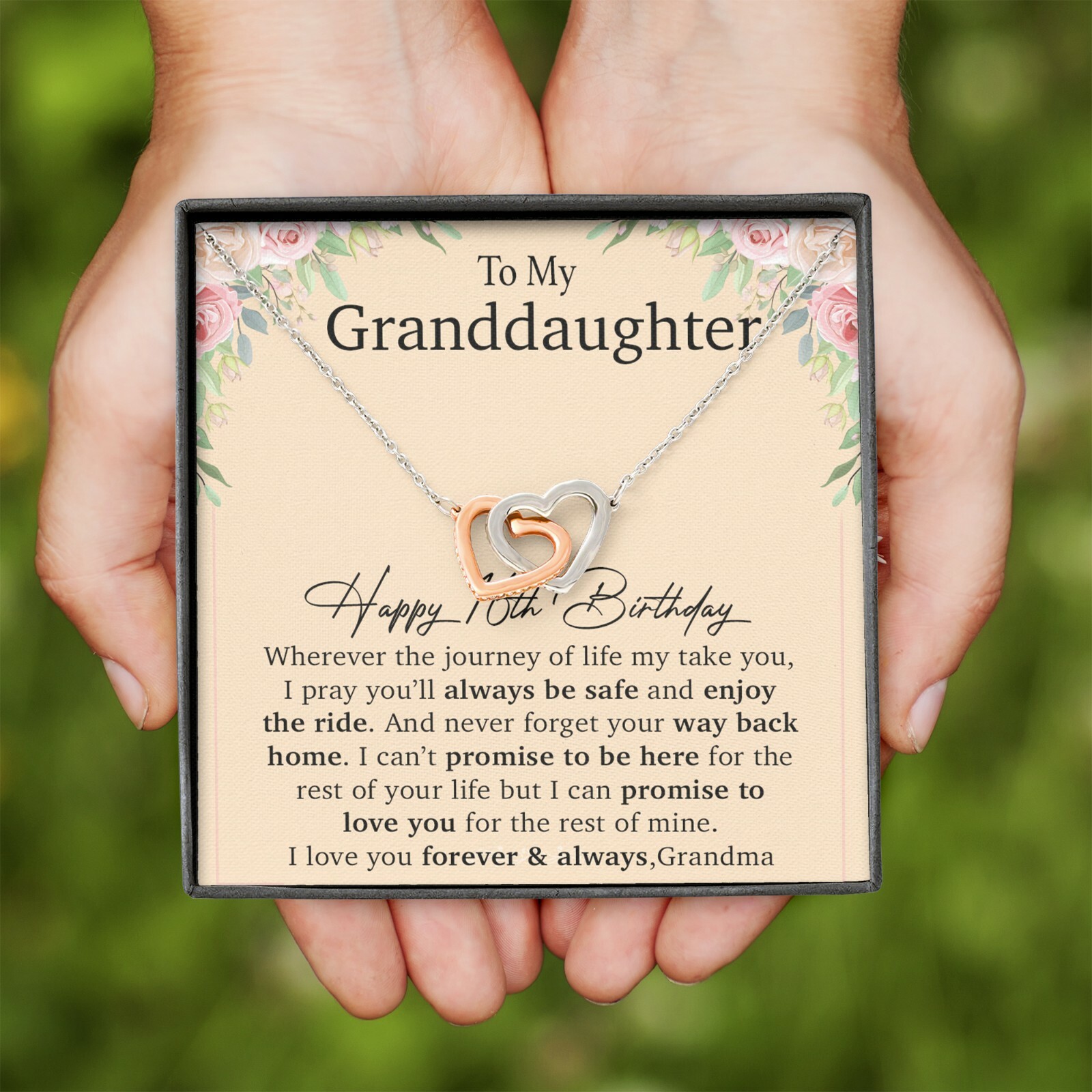 Happy 16th Birthday, To My Granddaughter Necklace, Gift For Granddaughter