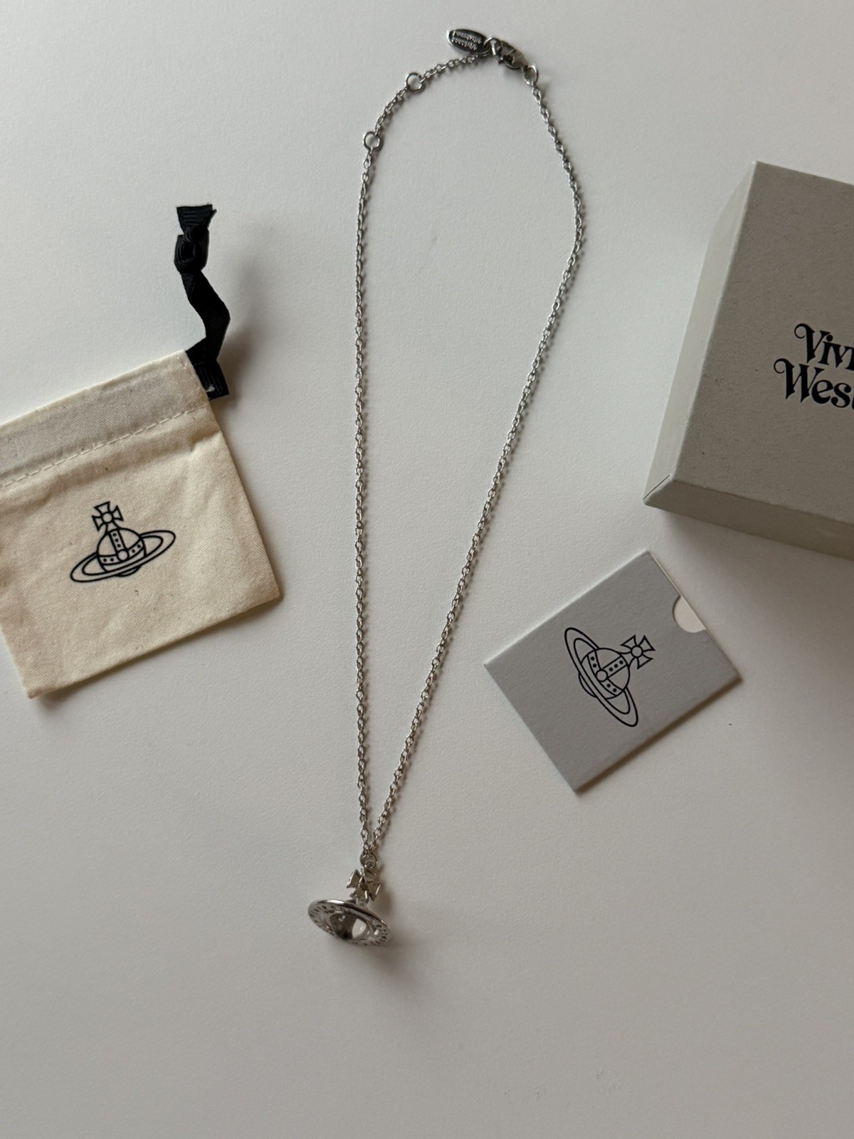 VW Orb Pendant Necklace – Silver