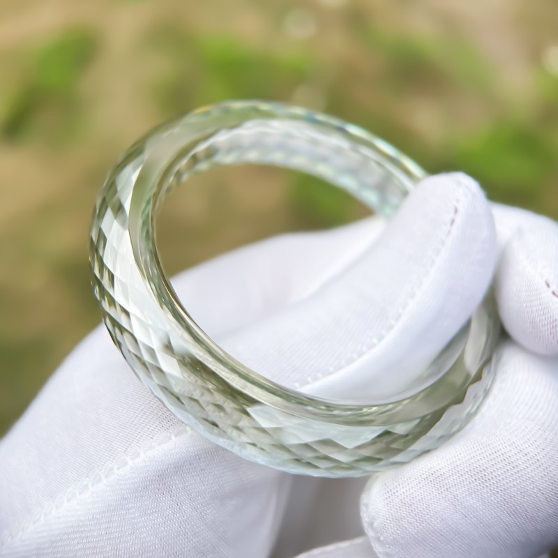 Full Moissanite Bangle Bracelet D Color Elegant Jewelry Exquisite Jewelry Gifts