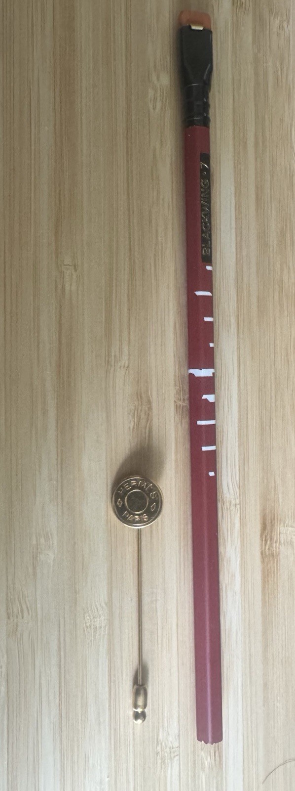 Hermes Gold Brooch