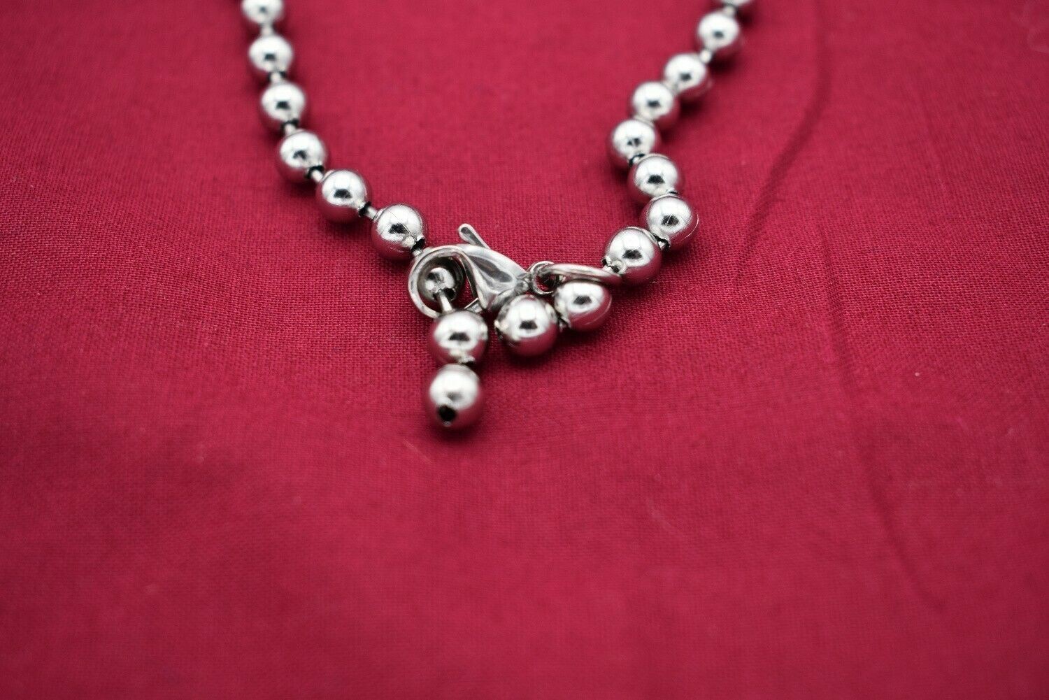 84 INCH 6MM STAINLESS STEEL SILVER ADJUSTABLE WAIST BODY BALL CHAIN