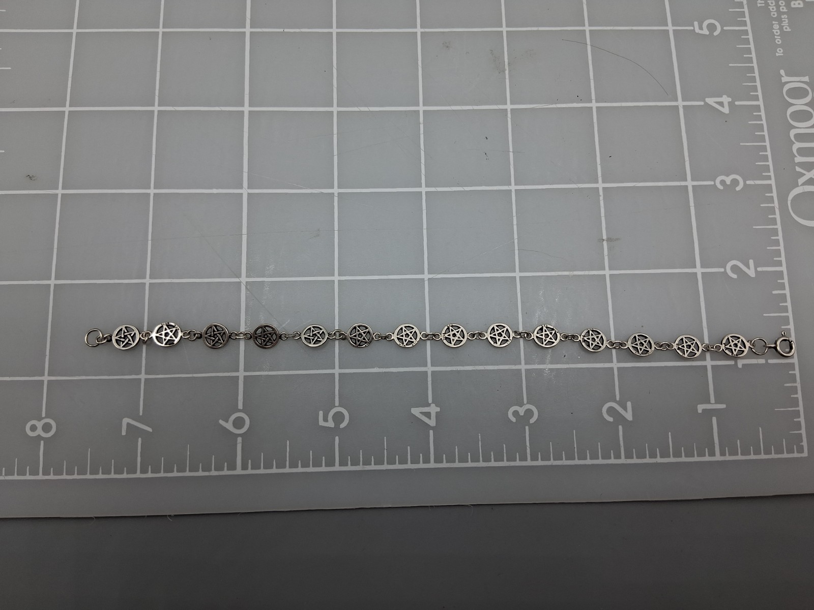 Pentagram 5 Pointed Star Bracelets 92.5 Sterling Silver Jewelry