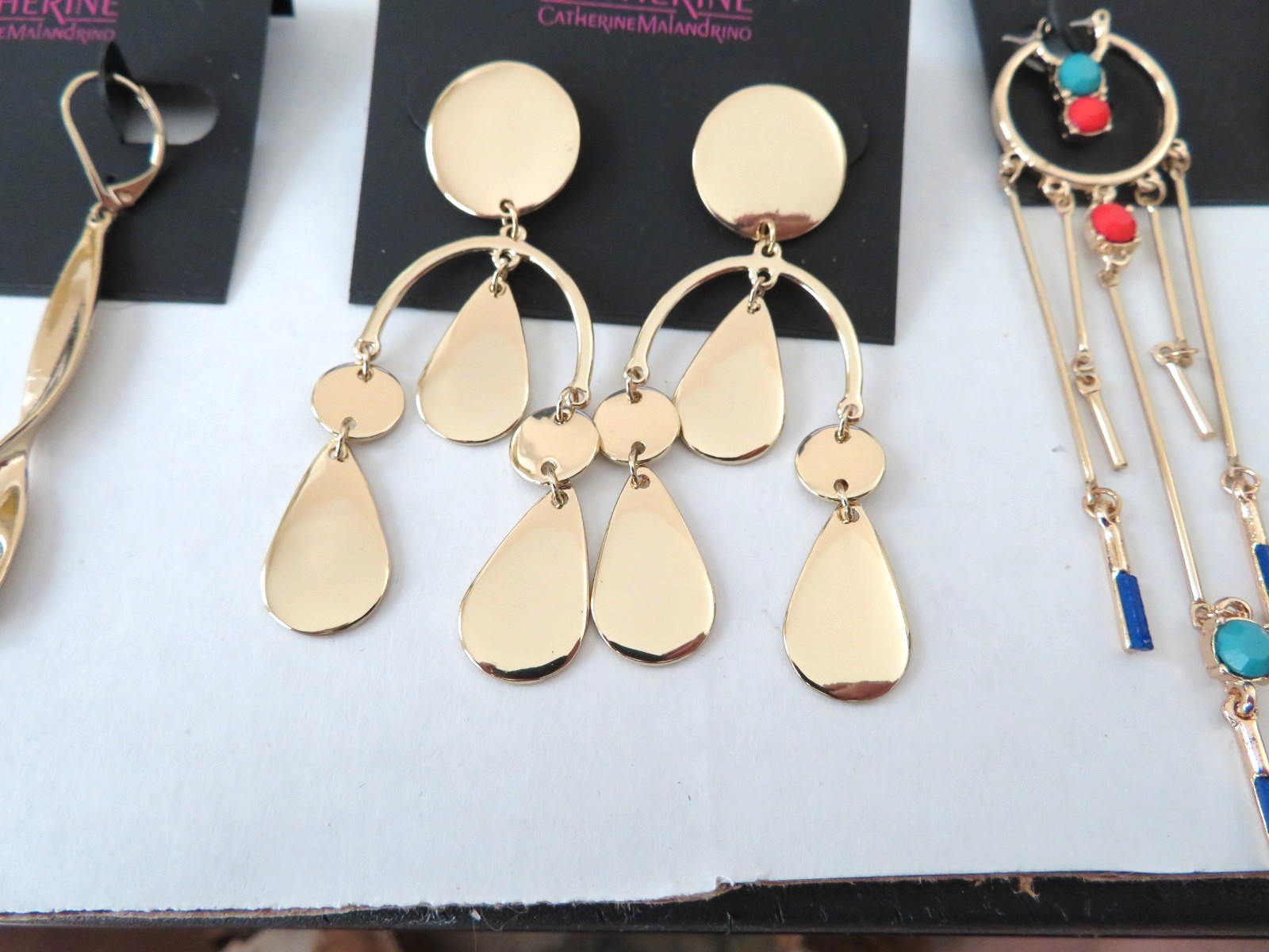 8 PAIR CATHERINE MALANDRINO EARRINGS