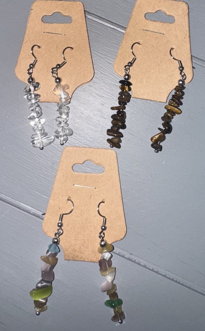 Bohemian Crystal Earrings Various Colors BOHO Fashion Earrings Jewelry