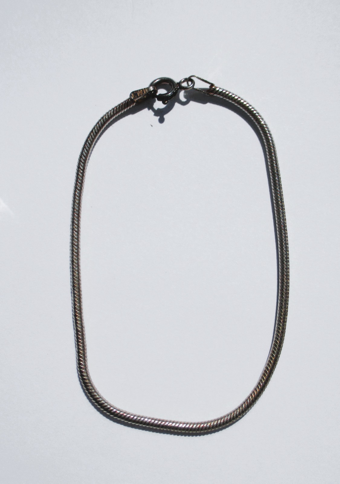 Sterling Silver Women’s Snake Bracelet 7 inch