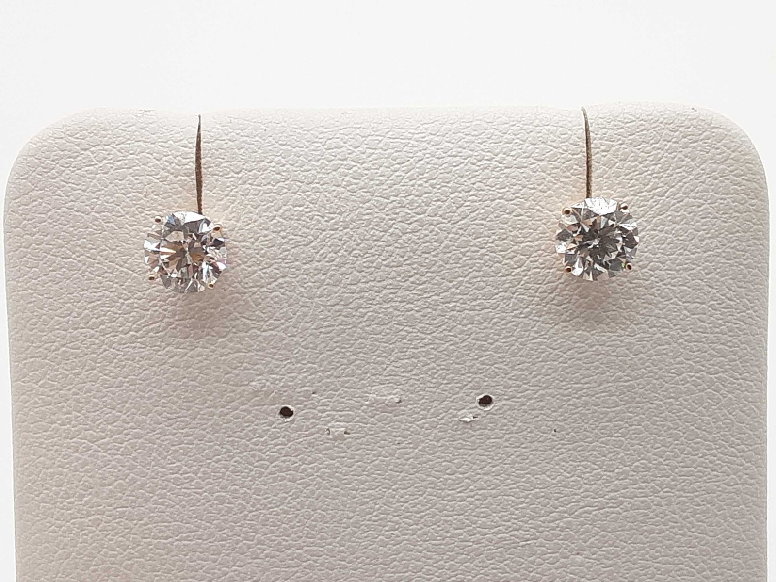 1.07 Cttw Lab Grown Diamonds 14k Yellow Gold 1.0g Stud Earrings Do0326orxde