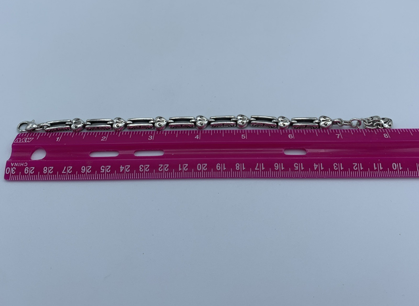 Brighton 7-8 inch Silver Tone Bracelet B6-26