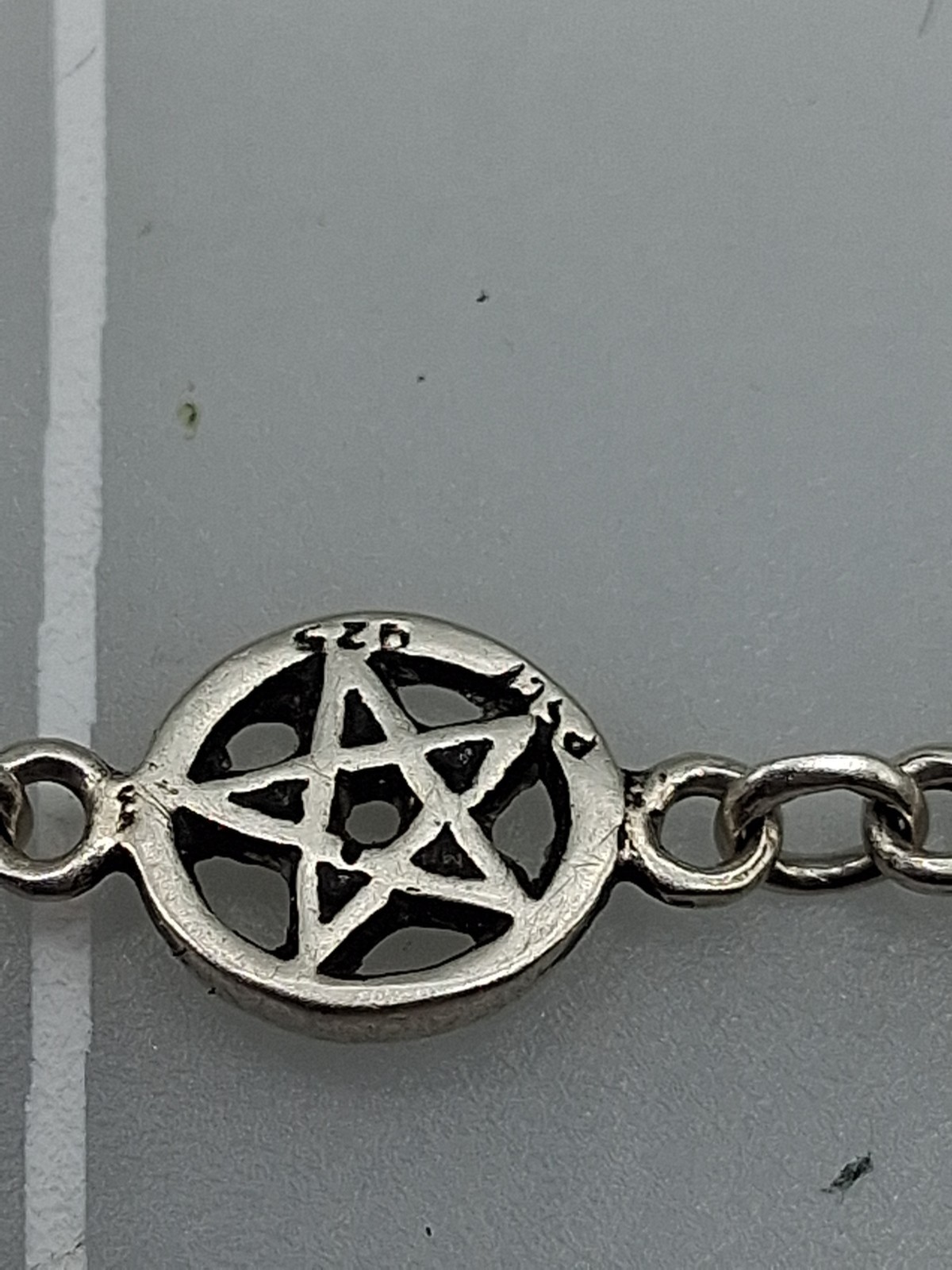 Pentagram 5 Pointed Star Bracelets 92.5 Sterling Silver Jewelry