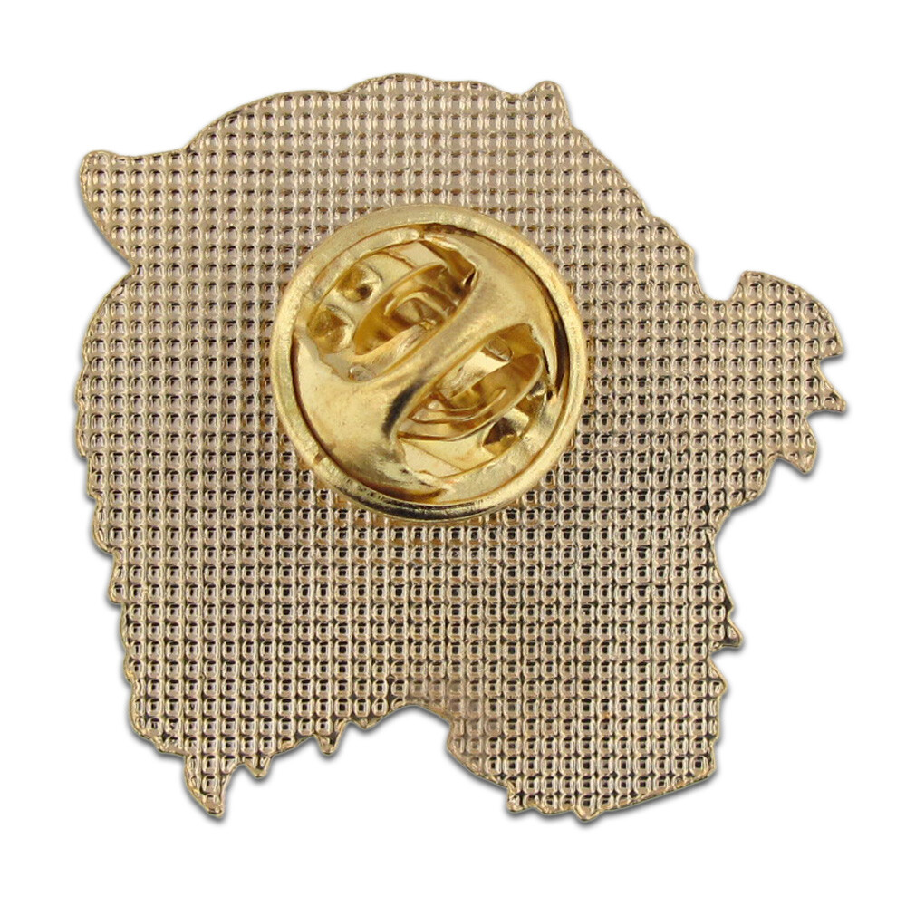 PinMart’s Colored Mascot Tiger School Sports Enamel Lapel Pin