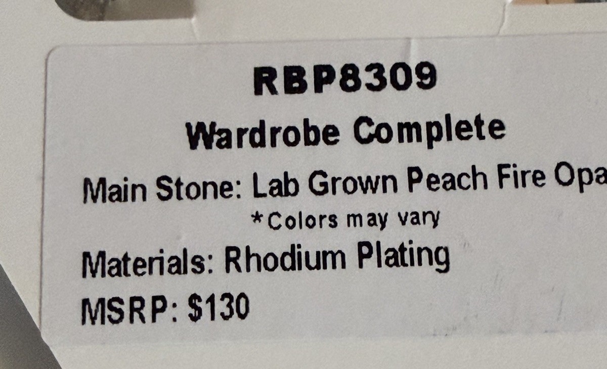 Bomb Party October 2024 Earrings “Wardrobe Complete” Rhodium Plating