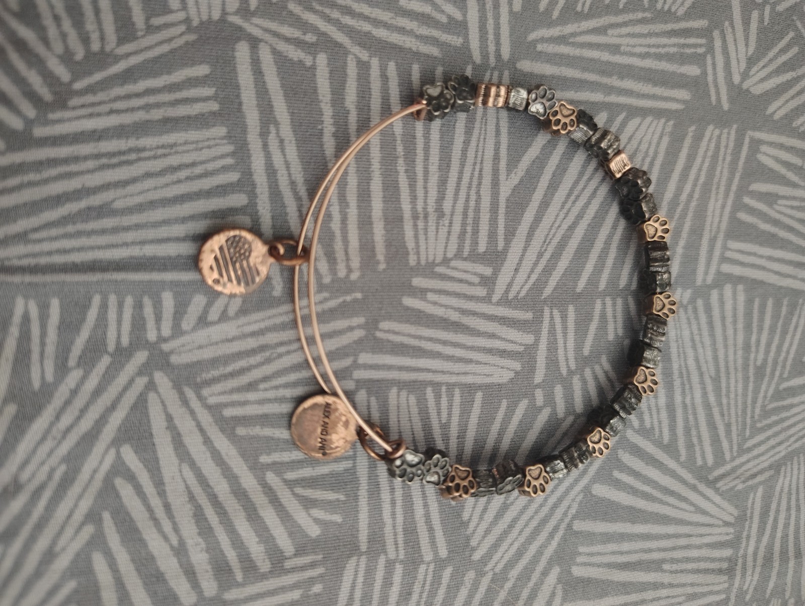 ALEX AND ANI Silver Adjustable Charm Bangle Bracelets Lot of 9, Assorted Themes