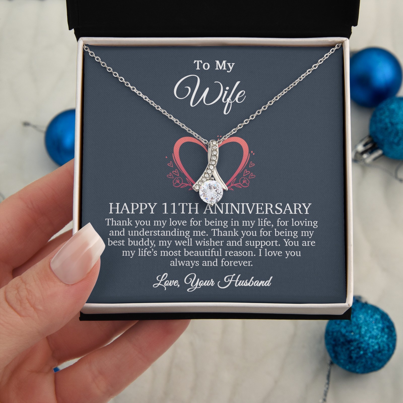 11th Anniversary Gift For Wife, 11 Year Anniversary Gifts, 11th Wedding Annivers