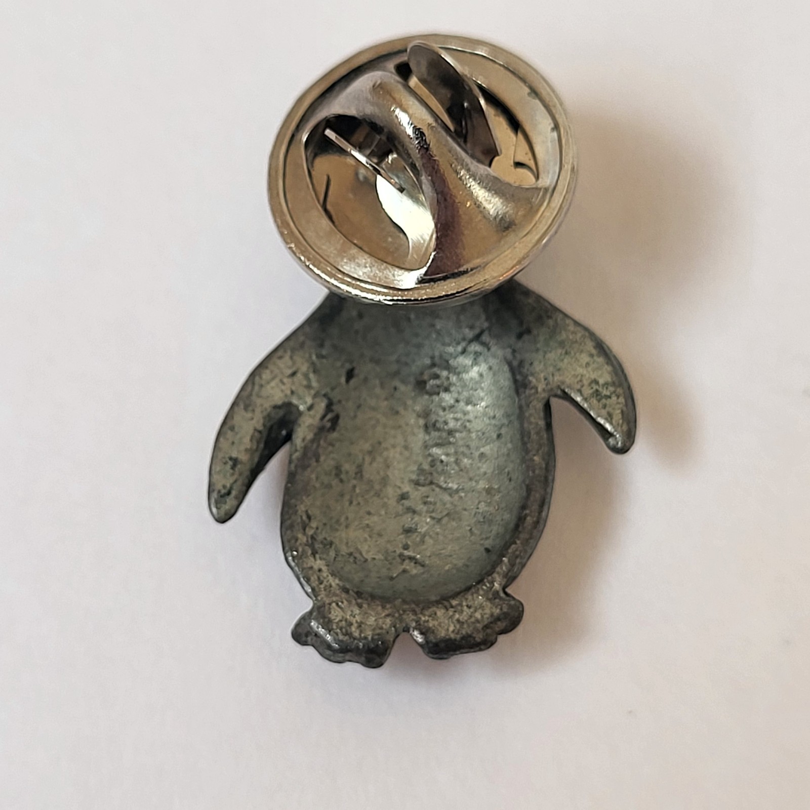 Mixed Animal Brooch Pin Lot (6) Metal Duck Cow Koala Penguin Panda Elephant Duck