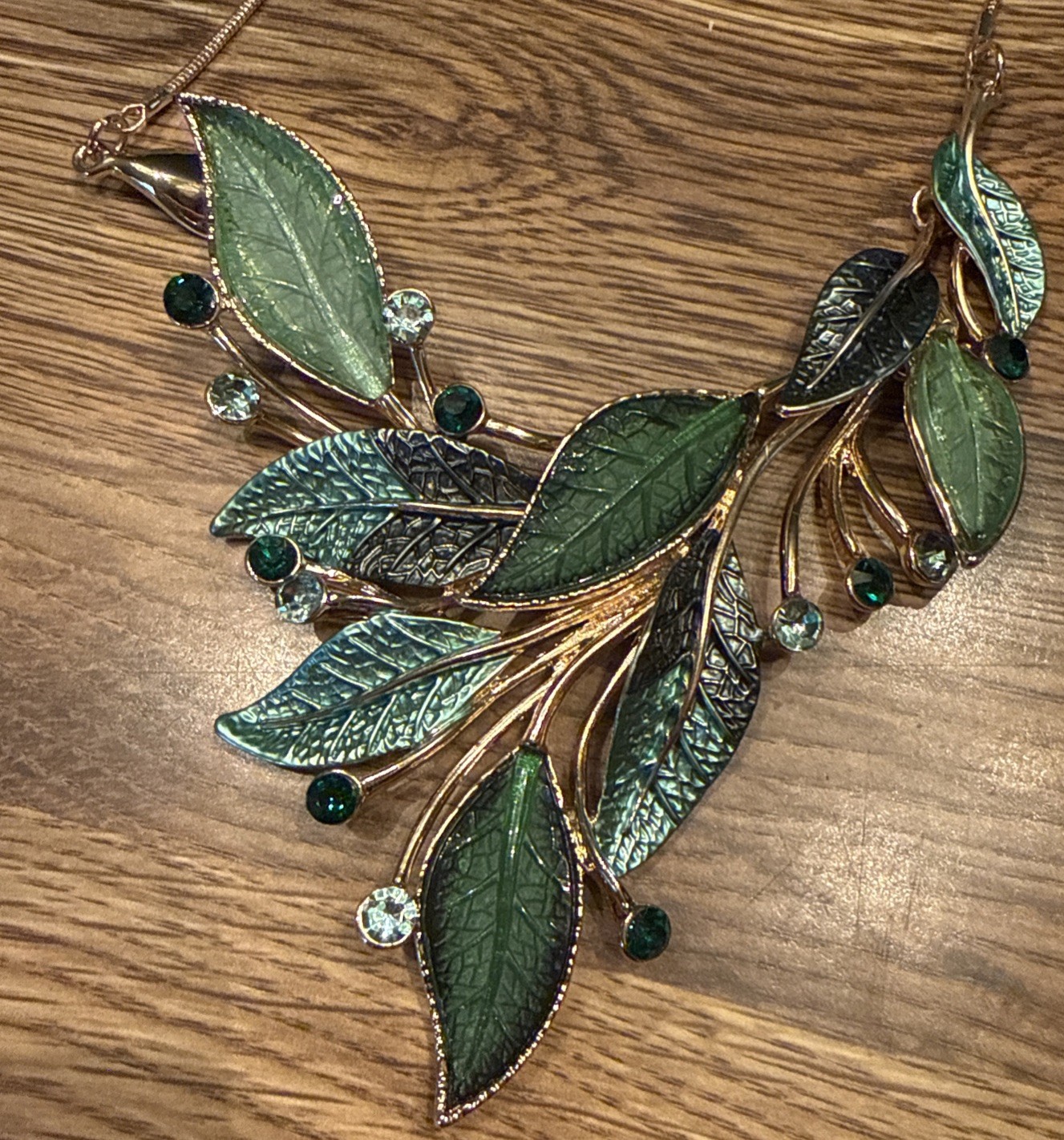 Vintage Chunky Statement Jewelry Set Retro Leaf Floral Geometric Bohemian Boho