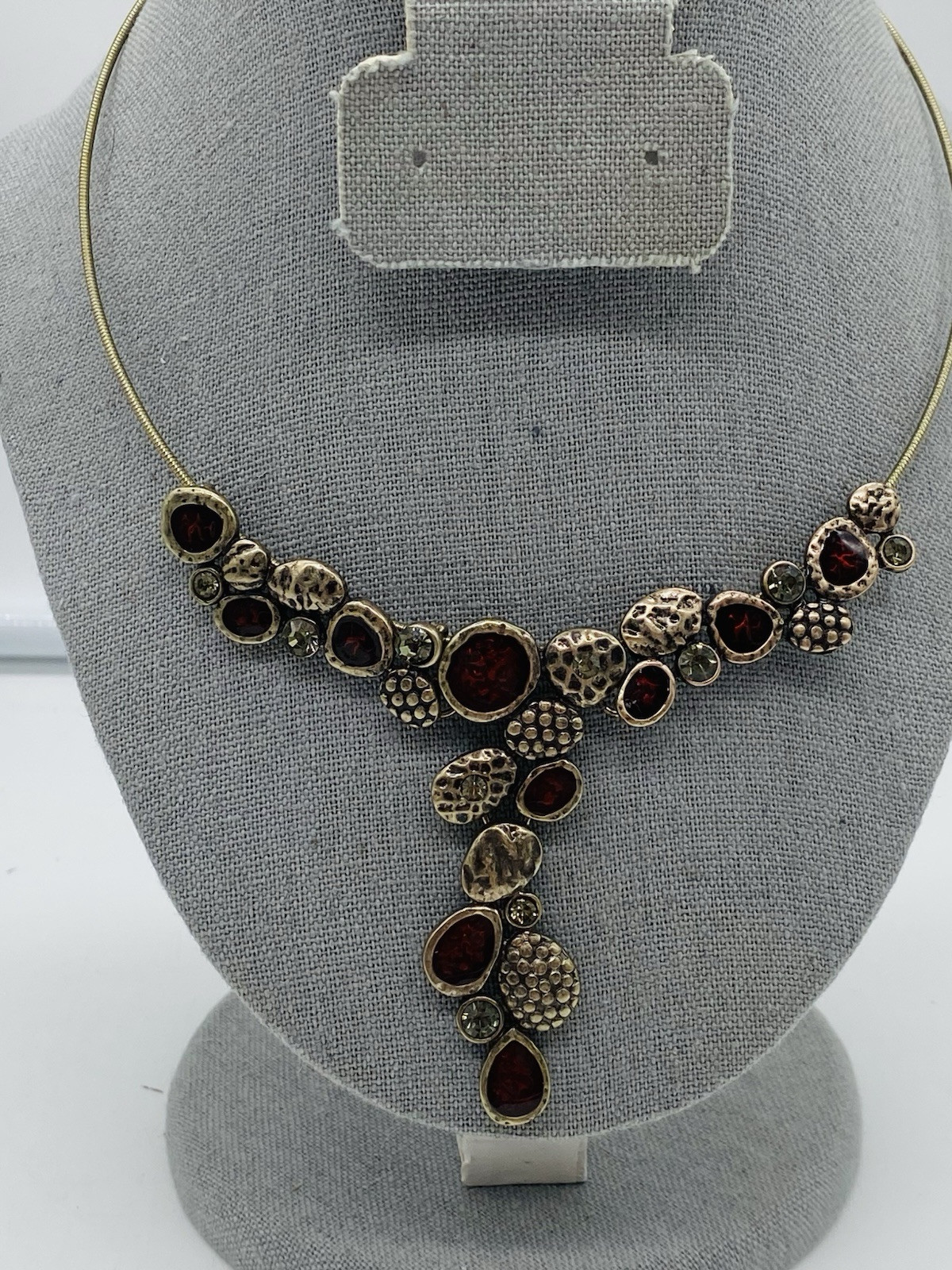 Lot of 9 Mostly Branded Fashion Necklaces Lia Sophia Laura Ashley Chicos 1928