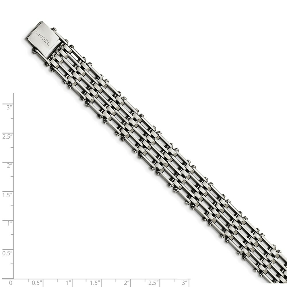 Stainless Steel Polished 8.5in Bracelet