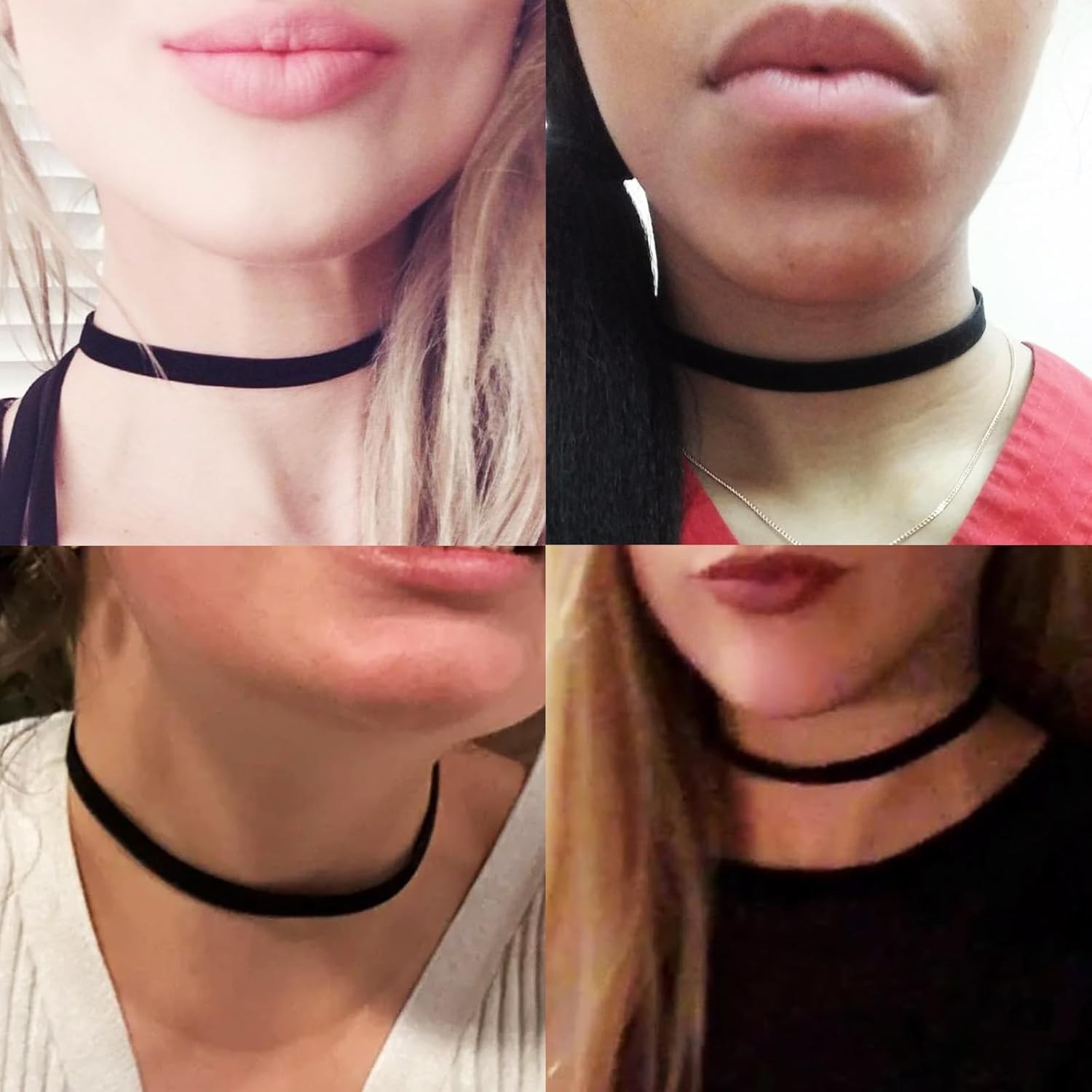 Handmade Black Velvet Choker Necklace with Adjustable Extender for All Occasions