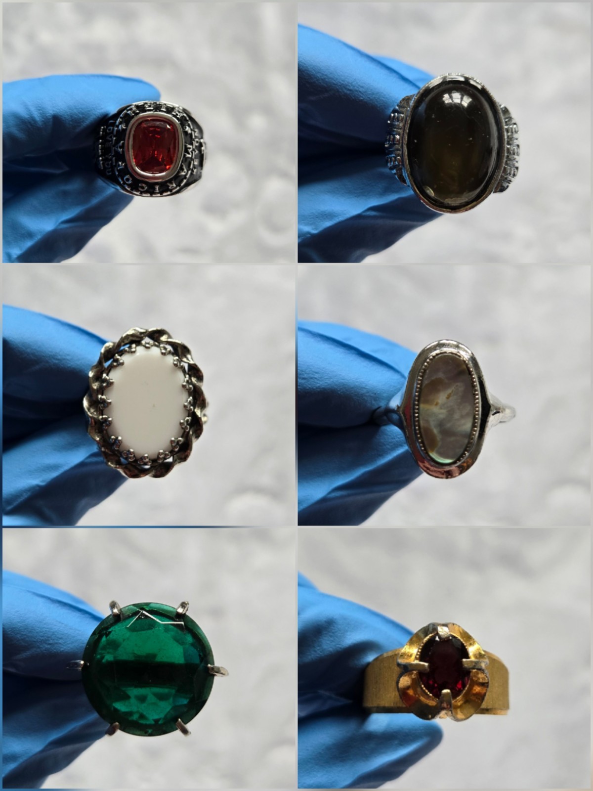 Huge Lot 55 Pc Mixed Rings Vintage to Modern Estate Jewelry Assorted Styles #02