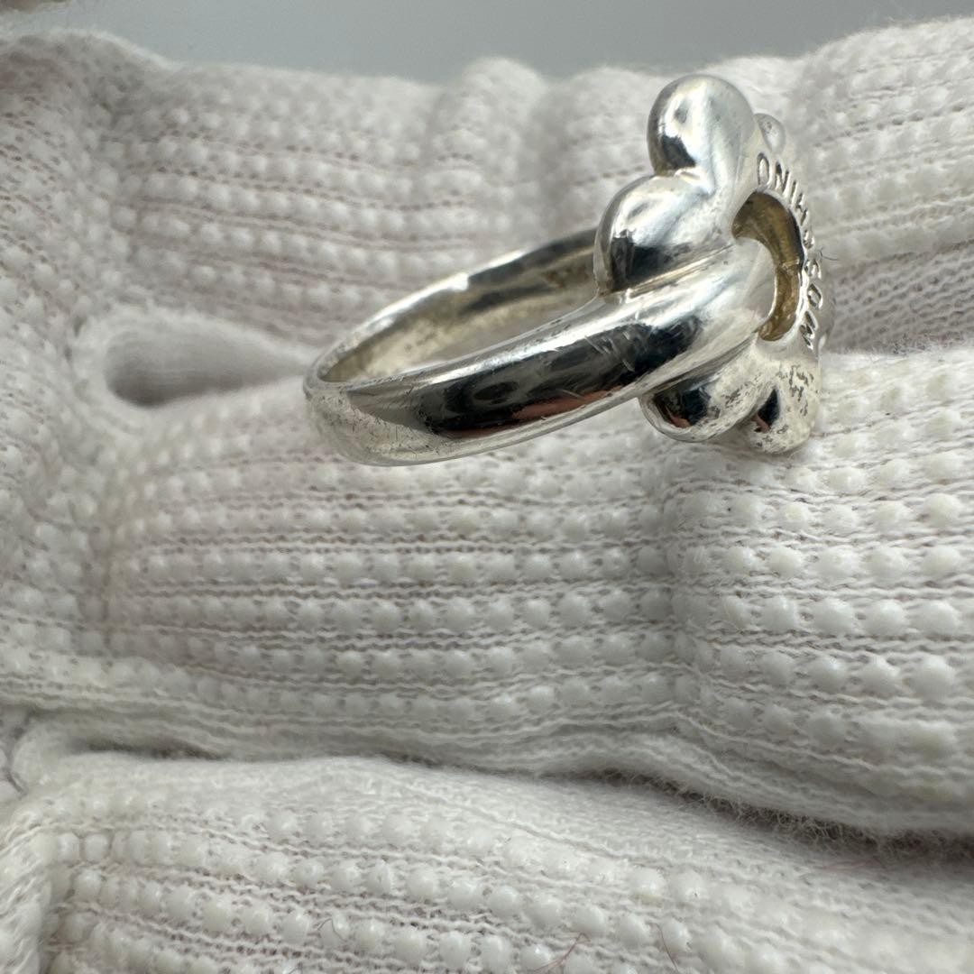 Moschino Extremely Vhtf Vintage Flower Ring 1988 With Stamp No. 9 Designer Women