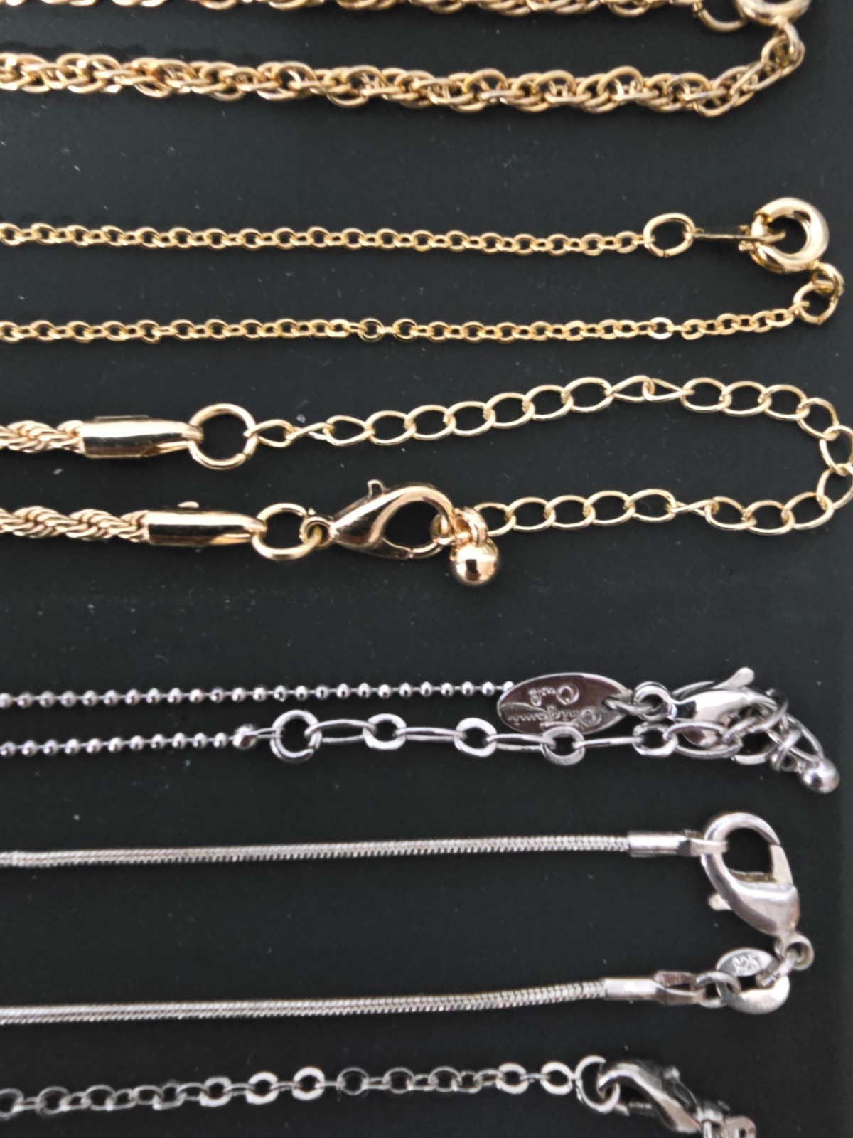 Lot of (12) Necklaces Mixed Metals/Materials
