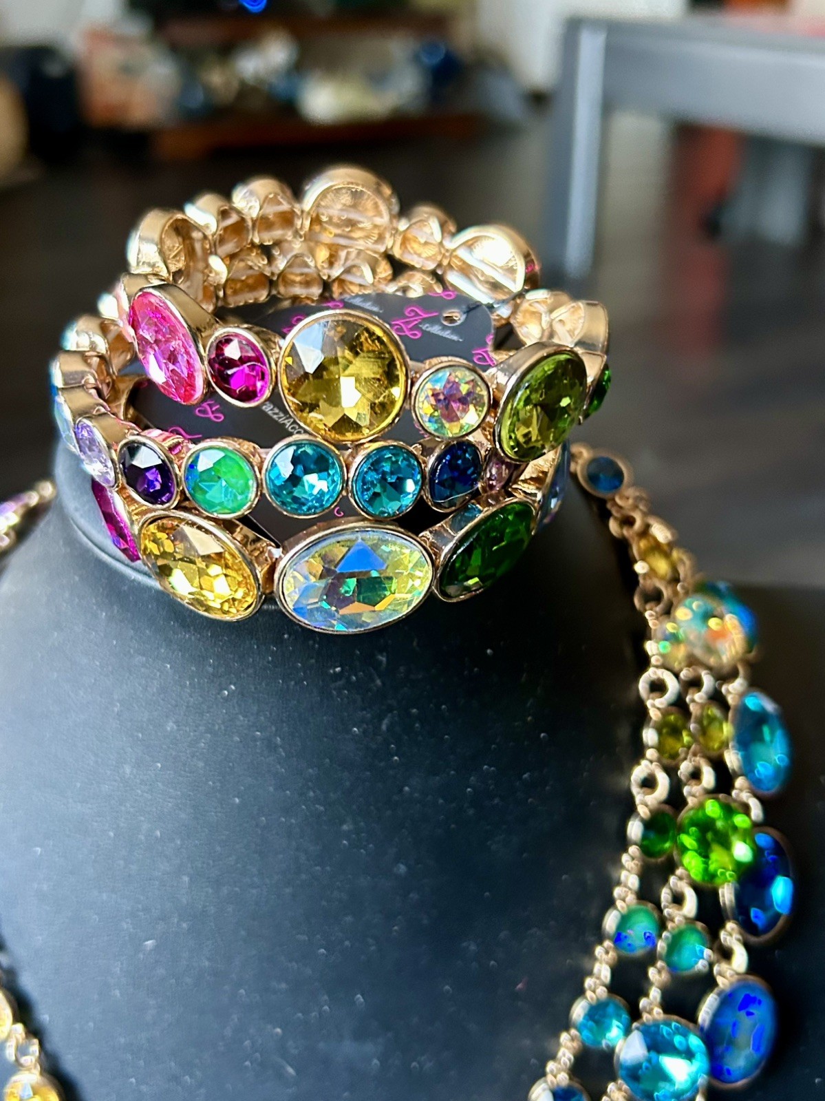 Paparazzi Zi Collection 2024 Elated Necklace And Bracelet New Rare Elated Energy