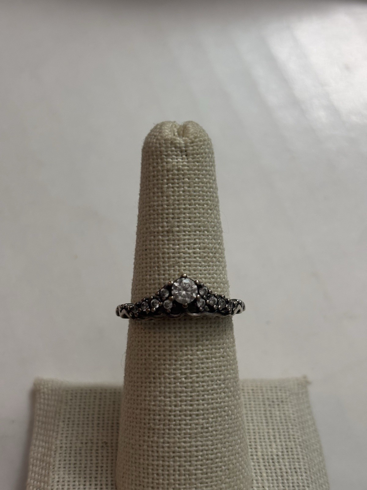 Sterling Silver Authentic Pandora Fairytale Pandora Tiara Ring 6.5